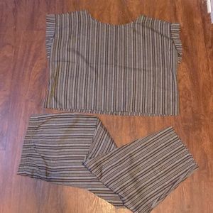 Women two piece pants set